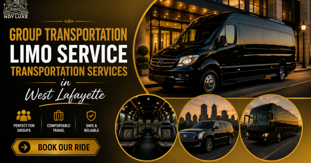 Reliable Group Transportation Limo Service in West Lafayette